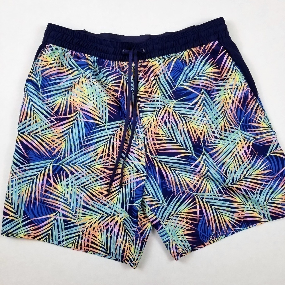 Speedo Seaside Volley Lined Swim Trunks Shorts 4 Way Stretch Mens XL